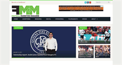 Desktop Screenshot of footballmarketingmagazine.com